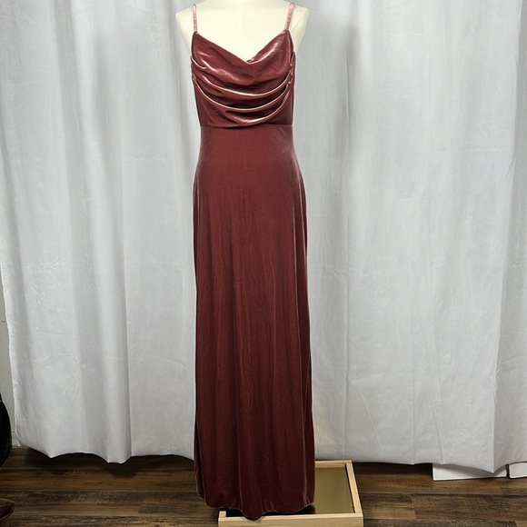 Revelry Skye Velvet Dress. - Picture 2 of 10